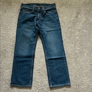 Levi's Dark Blue Straight Jeans